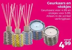 Trekpleister Geurkaars en stokjes aanbieding