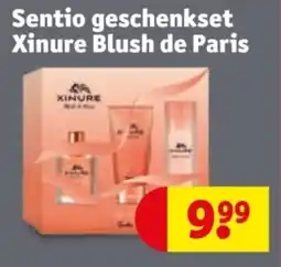 Kruidvat Sentio geschenkset xinure blush de paris aanbieding