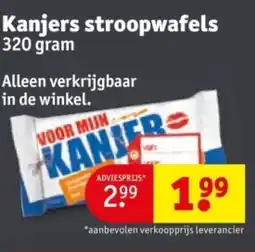 Kruidvat Kanjers stroopwafels aanbieding