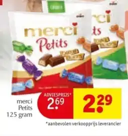Kruidvat Merci petits aanbieding