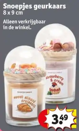 Kruidvat Snoepjes geurkaars aanbieding
