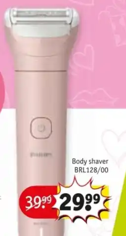 Kruidvat Philips Body shaver BRL128/00 aanbieding
