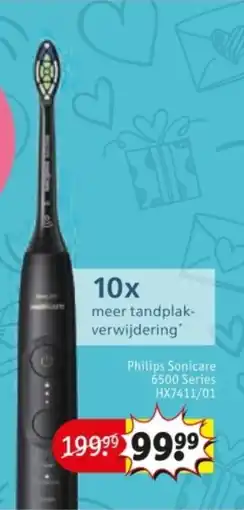 Kruidvat Philips Sonicare 6500 Series HX7411/01 aanbieding