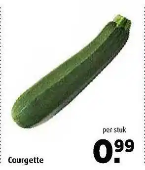 Boni Courgette aanbieding