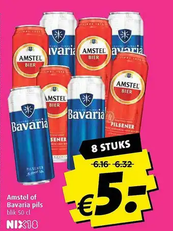 Boni Amstel Of Bavaria Pils aanbieding