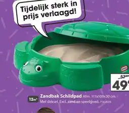 Top1Toys Little Tikes Zandbak Schildpad aanbieding
