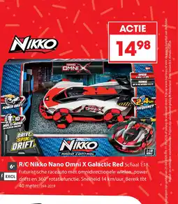 Top1Toys R/C Nikko nano omni X: galactic red aanbieding