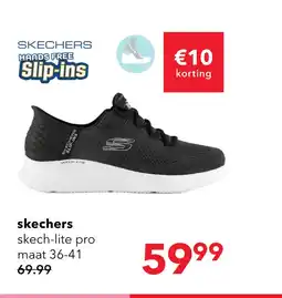 Scapino Skechers Slip-ins Skech-Lite Pro dames sneakers zwart wit aanbieding