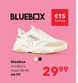 Scapino Blue Box dames sneakers wit beige aanbieding