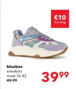 Scapino Blue Box dames dad sneakers denim lila aanbieding