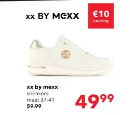Scapino XX By Mexx dames sneakers wit goud aanbieding