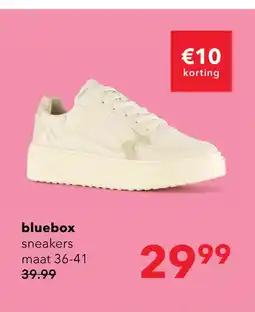 Scapino Blue Box dames sneakers met plateauzool beige aanbieding