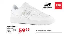 Scapino New Balance BB80 dames sneakers wit aanbieding