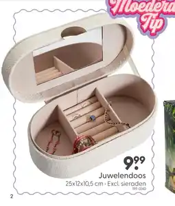 Marskramer Juwelendoos 25x12x10.5cm aanbieding