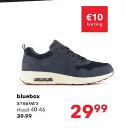 Scapino Blue Box heren sneakers airzool blauw aanbieding