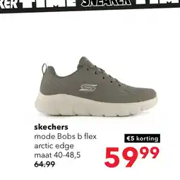 Scapino Skechers BOBS B Flex - Arctic Edge heren sneakers taupe aanbieding