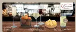 Marskramer Daily home champagne glas set van 4 aanbieding