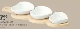 Marskramer Serveerset 4 delig aardewerk aanbieding