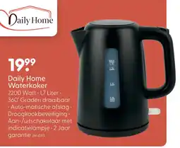 Marskramer DAILY HOME WATERKOKER 1,7L aanbieding