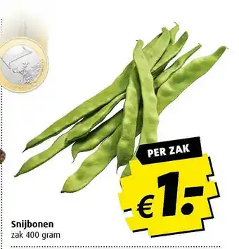 Boni Snijbonen aanbieding