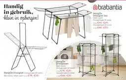 Marskramer Brabantia HangOn droogrek Too 18 meter matt zwart aanbieding