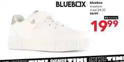 Scapino Blue Box meisjes sneakers wit metallic goud aanbieding