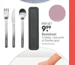 Marskramer Brabantia Make & take bestekset 3-delig Donkergrijs aanbieding