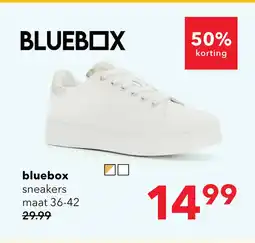 Scapino Blue Box dames sneakers wit goud aanbieding