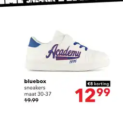 Scapino Blue Box jongens sneakers wit blauw aanbieding