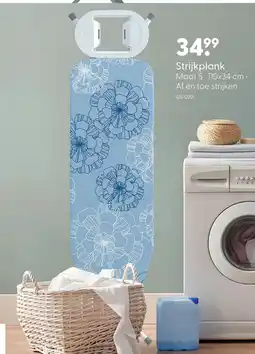 Marskramer Marskramer strijkplank S-model 110 x 34 cm aanbieding