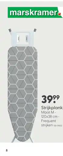 Marskramer Marskramer Strijkplank Frequent Use 120 x 38 cm aanbieding