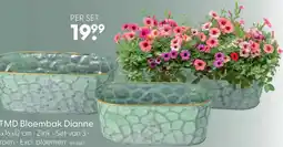 Marskramer Ptmd bloembak dianne groen set van 3 aanbieding