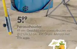 Marskramer Parasolhouder 49Cm, 498Gr, Metaal Met Zink aanbieding