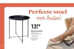 Marskramer Bijzettafel d47xh50 zwart aanbieding