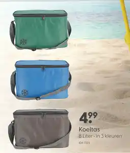 Marskramer Koeltas 8 liter 3 assorti kleur aanbieding