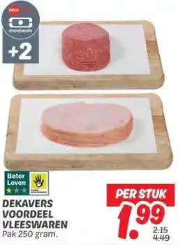 Dekamarkt DEKAVERS VOORDEEL VLEESWAREN aanbieding