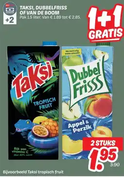 Dekamarkt TAKSI, DUBBELFRISS OF VAN DE BOOM aanbieding