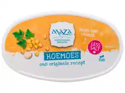 Hoogvliet Maza Hoemoes minder zout aanbieding