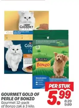 Dekamarkt GOURMET GOLD OF PERLE OF BONZO 11.98 aanbieding