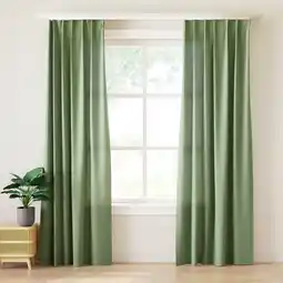 Wehkamp NOUS Living lichtdoorlatend gordijn kant en klaar Nairobi (per stuk) (140 x 180 cm) aanbieding