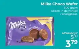 Trekpleister Milka Choco Wafer aanbieding