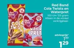 Trekpleister Red Band Cola Twists en Waterpret aanbieding