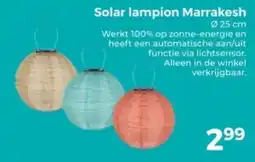 Trekpleister Solar lampion Marrakesh aanbieding