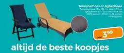Trekpleister Tuinstoelhoes en ligbedhoes aanbieding