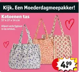 Kruidvat Katoenen tas aanbieding