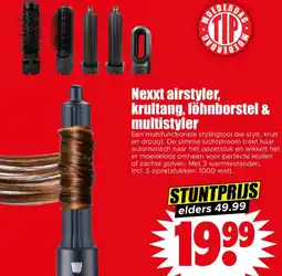 Dirk Nexxt airstyler, krultang, föhnborstel & multistyler aanbieding