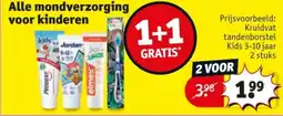 Kruidvat Alle mondverzorging voor kinderen aanbieding
