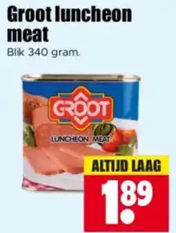 Dirk Groot luncheon meat aanbieding