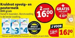 Kruidvat Kruidvat opvolg en peutermelk aanbieding