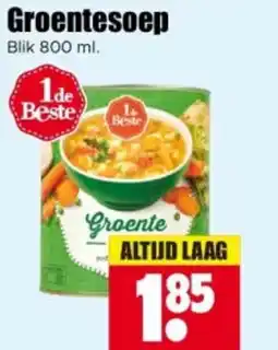 Dirk Groentesoep aanbieding